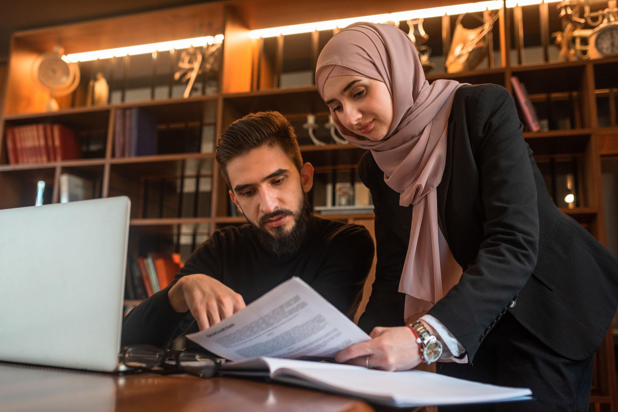 Learner building a professional profile